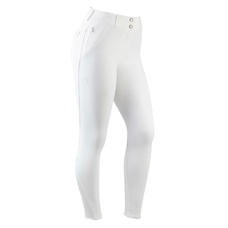 Montar Briella Full Grip Ladies Competition Breeches - White